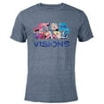 thumbnail image 1 of Star Wars: Visions Logo - Short Sleeve Blended T-Shirt for Adults – Customized-Navy Heather, 1 of 5