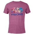 thumbnail image 1 of Star Wars: Visions Logo - Short Sleeve Blended T-Shirt for Adults – Customized-Purple, 1 of 5