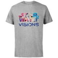 thumbnail image 1 of Star Wars: Visions Logo - Short Sleeve Cotton T-Shirt for Adults - Customized-Athletic Heather, 1 of 5