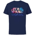 thumbnail image 1 of Star Wars: Visions Logo - Short Sleeve Cotton T-Shirt for Adults - Customized-Navy, 1 of 5