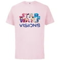 thumbnail image 1 of Star Wars: Visions Logo - Short Sleeve Cotton T-Shirt for Adults - Customized-Soft Pink, 1 of 5