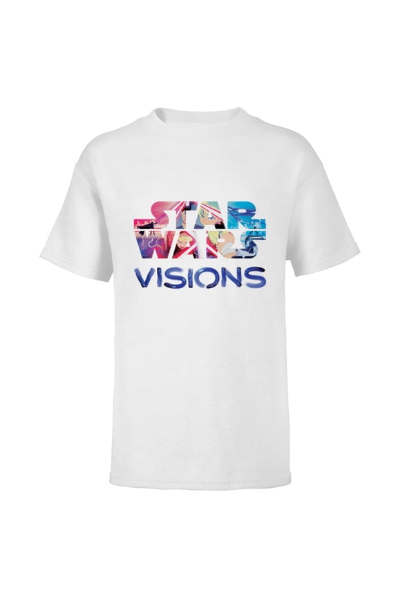 : Visions Logo - Short Sleeve T-Shirt for Kids – Customized-White