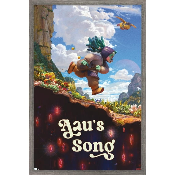 Star Wars: Visions Season 2 - Aau's Song Wall Poster, 14.725" x 22.375" Framed