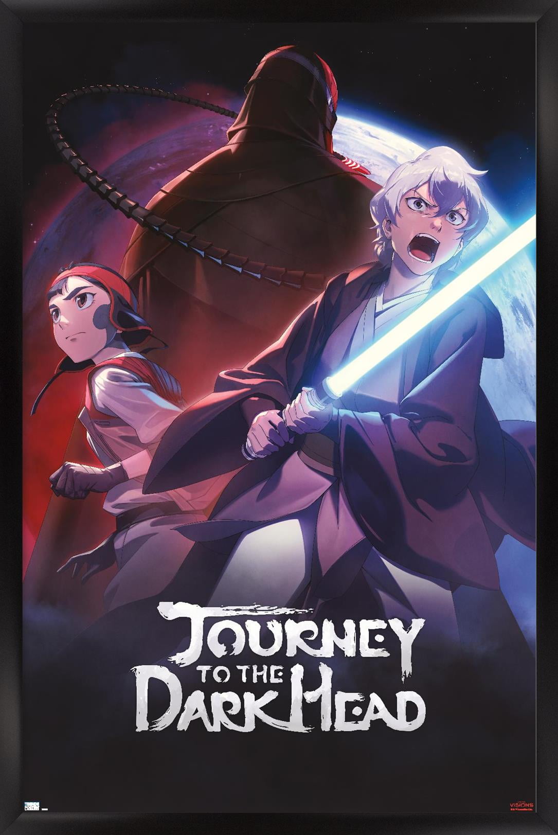 Star Wars: Visions Season 2 - Journey To The Dark Head Wall Poster, 22.375" x 34" Framed