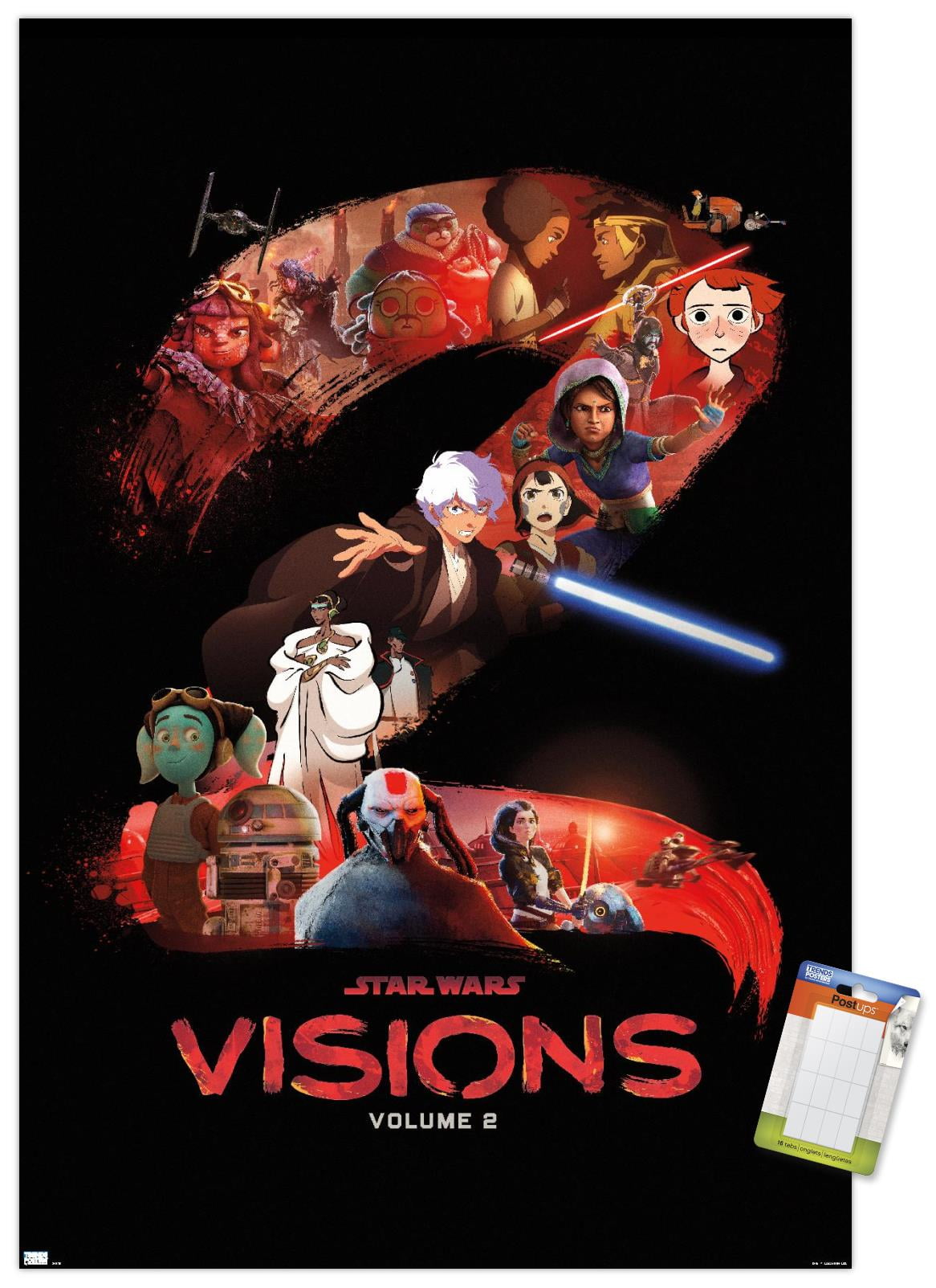 Star Wars: Visions Season 2 - One Sheet Wall Poster, 22.375