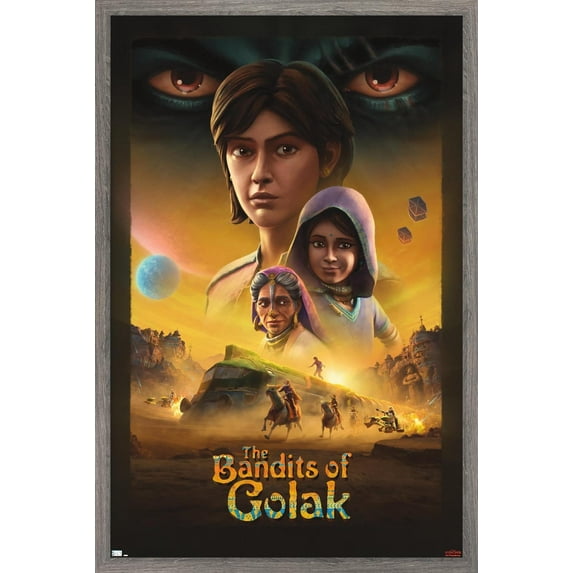 Star Wars: Visions Season 2 - The Bandits of Golak Wall Poster, 14.725" x 22.375" Framed