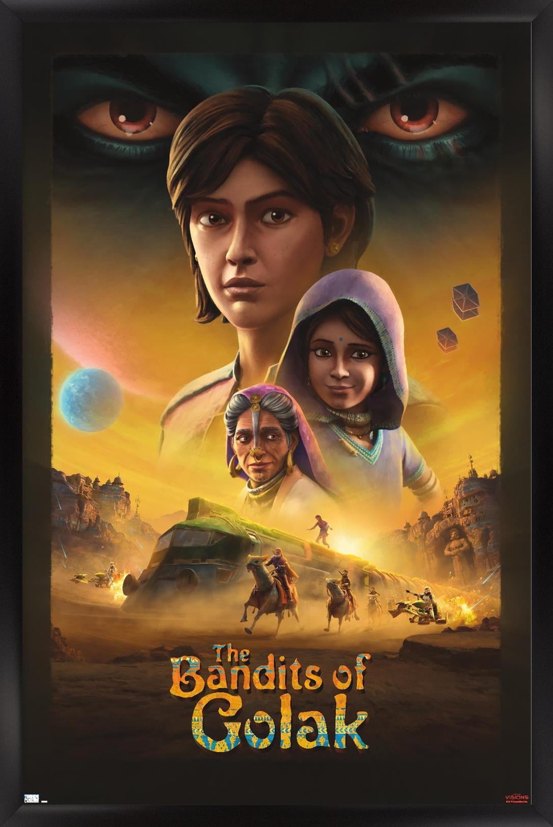 Star Wars: Visions Season 2 - The Bandits of Golak Wall Poster, 14.725" x 22.375" Framed