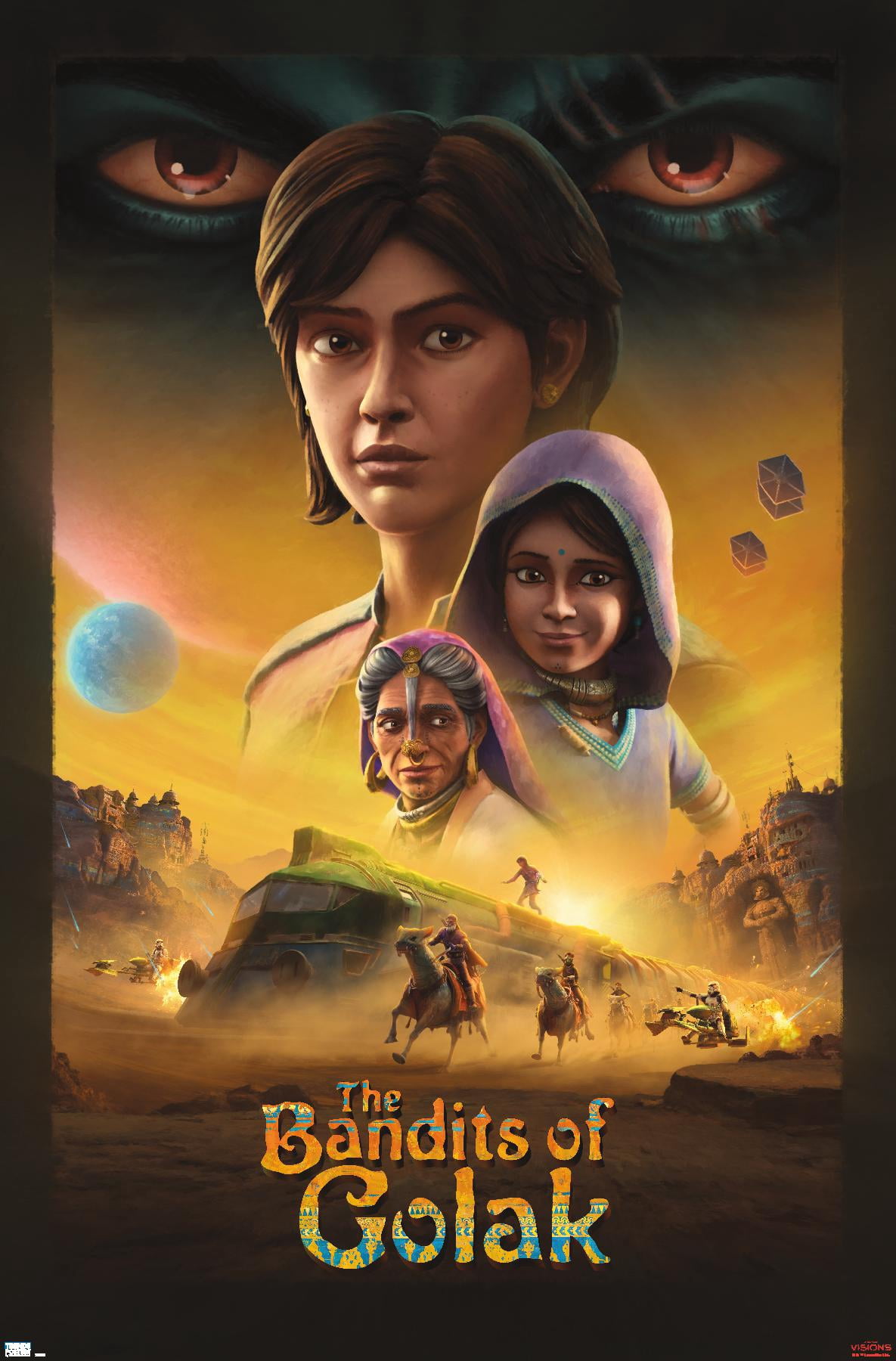 Star Wars: Visions Season 2 - The Bandits of Golak Wall Poster, 14.725" x 22.375"
