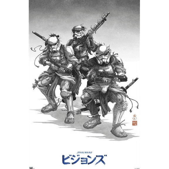 Star Wars: Visions - Storm Troopers Wall Poster, 22.375" x 34"