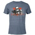 thumbnail image 1 of Star Wars: Visions The Duel Battle Ready Stormtrooper - Short Sleeve Blended T-Shirt for Adults – Customized-Navy Heather, 1 of 5
