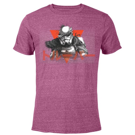 Star Wars: Visions The Duel Battle Ready Stormtrooper - Short Sleeve Blended T-Shirt for Adults – Customized-Purple