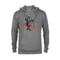thumbnail image 1 of Star Wars: Visions Anime The Duel Japanese Samurai Boba Fett - Pullover Hoodie for Adults – Customized-Graphite Heather, 1 of 5