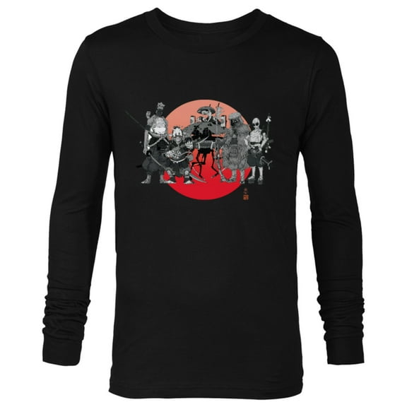 Star Wars: Visions Anime The Duel Samurai Aliens and Droids - Long Sleeve T-Shirt for Men – Customized-Black