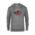 thumbnail image 1 of Star Wars: Visions Anime The Duel Samurai Aliens and Droids - Pullover Hoodie for Adults – Customized-Graphite Heather, 1 of 5