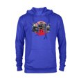 thumbnail image 1 of Star Wars: Visions Anime The Duel Samurai Aliens and Droids - Pullover Hoodie for Adults – Customized-Royal Heather, 1 of 5