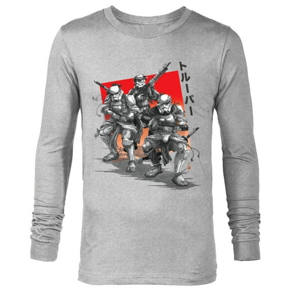 Star Wars: Visions Anime The Duel Samurai Stormtrooper Trio - Long Sleeve T-Shirt for Men – Customized-Athletic Heather