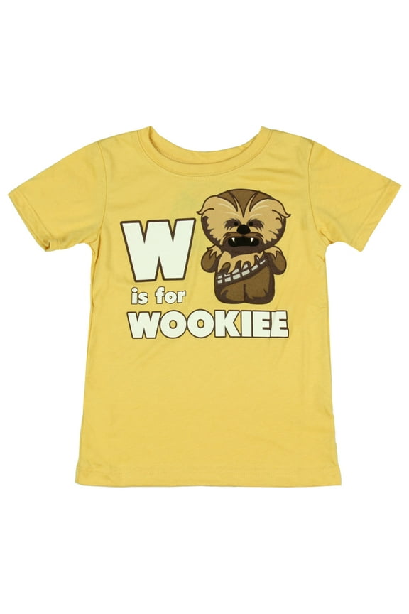 Star Wars "W Is For Wookie" Little Boys T-Shirt