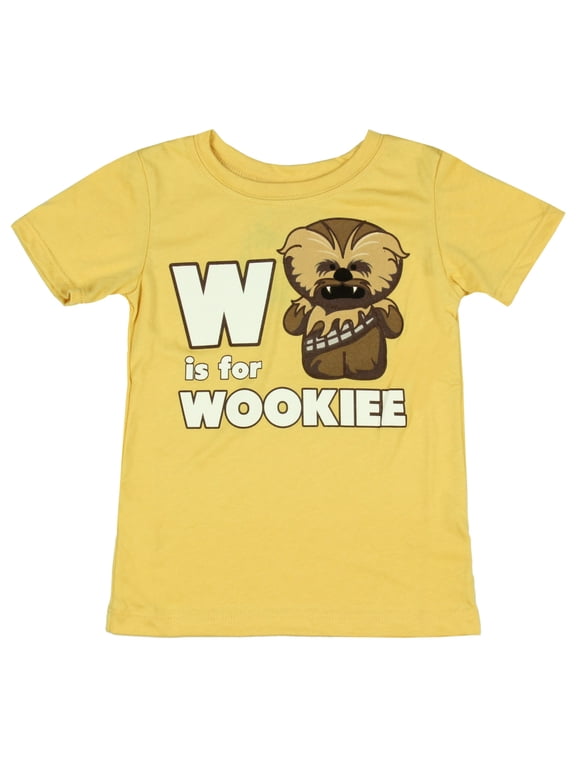 Star Wars "W Is For Wookie" Little Boys T-Shirt