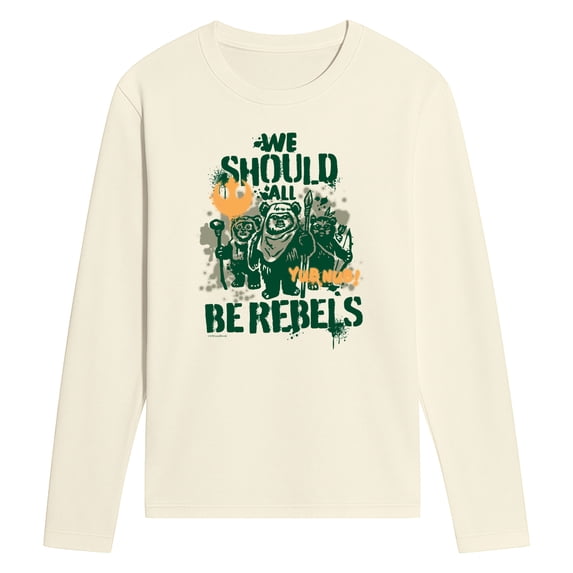 Star Wars - We Should All Be Rebels Ewoks - Men's Long Sleeve Graphic T-Shirt