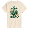 thumbnail image 1 of Star Wars - We Should All Be Rebels Ewoks - Men's Short Sleeve Graphic T-Shirt, 1 of 4