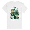 thumbnail image 1 of Star Wars - We Should All Be Rebels Ewoks - Men's Short Sleeve Graphic T-Shirt, 1 of 4