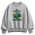 thumbnail image 1 of Star Wars - We Should All Be Rebels Ewoks - Women's Oversized Fleece Crew Sweatshirt, 1 of 2