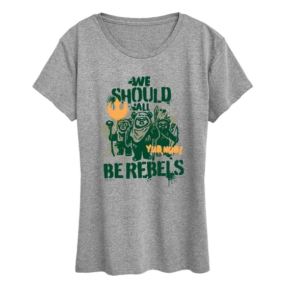 Star Wars - We Should All Be Rebels Ewoks - Women's Short Sleeve Graphic T-Shirt