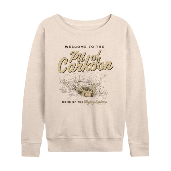 Star Wars - Welcome to The Great Pit of Carkoon - Women's French Terry Pullover Sweatshirt