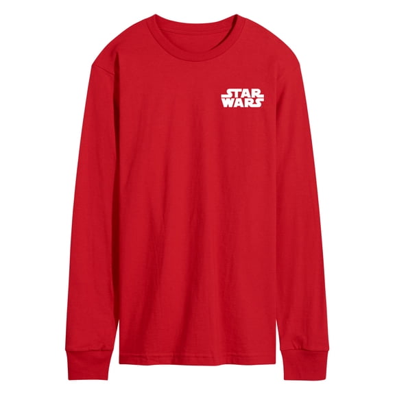 Star Wars - White Logo - Men's Long Sleeve Graphic T-Shirt