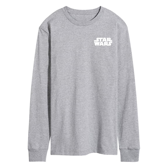 Star Wars - White Logo - Men's Long Sleeve Graphic T-Shirt