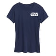 thumbnail image 1 of Star Wars - White Logo - Women's Short Sleeve Graphic T-Shirt, 1 of 4