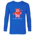 thumbnail image 1 of Star Wars Wicket Ewok Our Love Will Endor Valentine’s Day - Long Sleeve T-Shirt for Men - Customized-Navy, 1 of 5