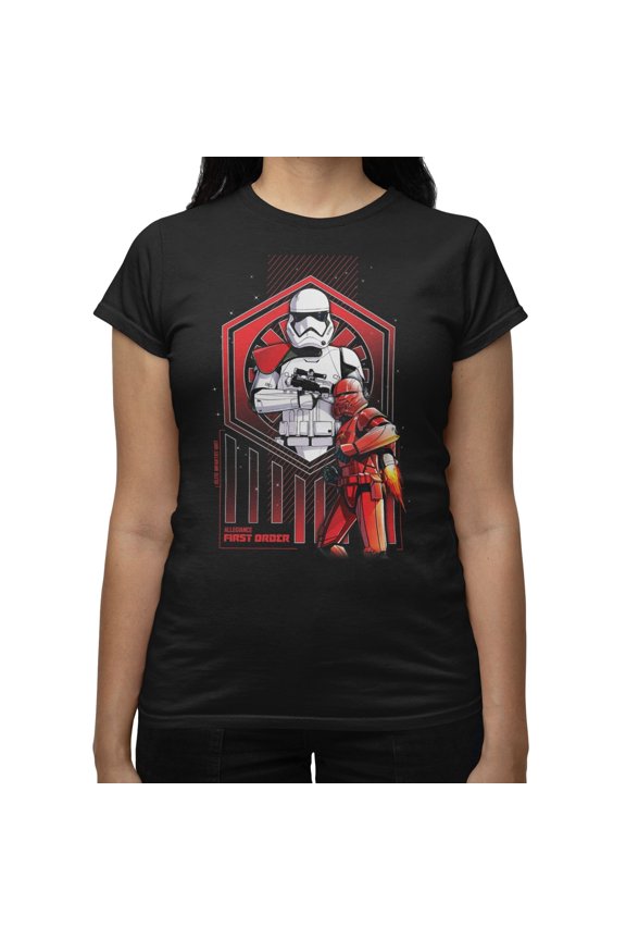 Women's Elite Unit First Order Infantry T-Shirt (Black, S-XXL)