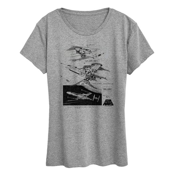 Star Wars - X-Wing Concept - Women's Short Sleeve Classic Fit Tee