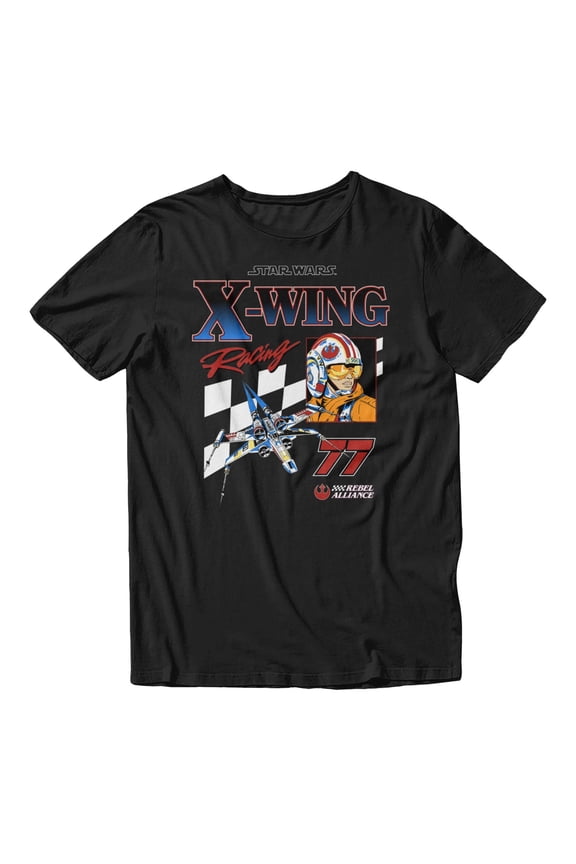 X-Wing Racing Rebel Alliance Men's T Shirt (Black, S-XXXL)