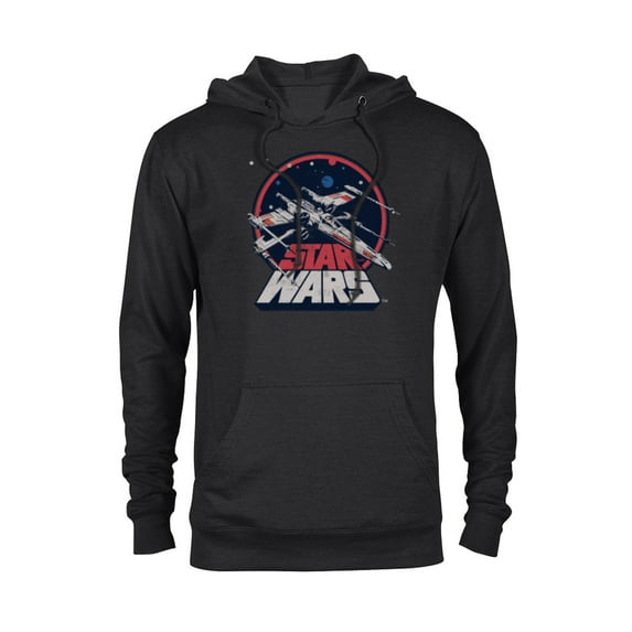 Star Wars X-Wing Starfighter Vintage - Pullover Hoodie for Adults - Customized-Black