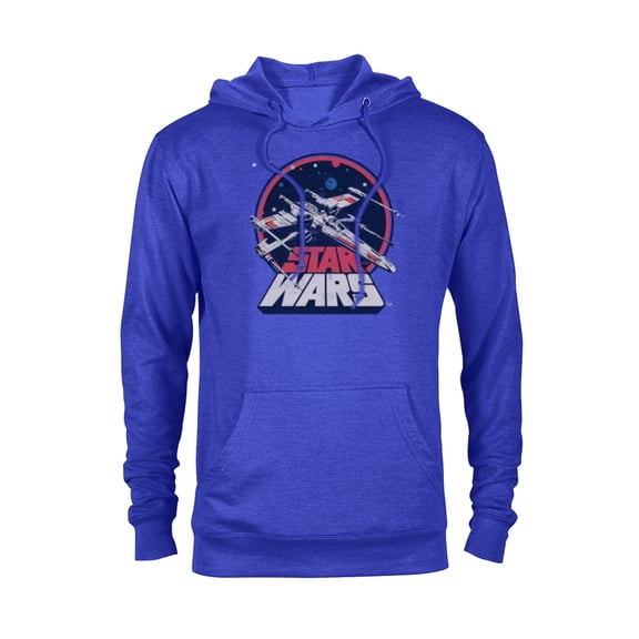 Star Wars X-Wing Starfighter Vintage - Pullover Hoodie for Adults - Customized-Royal