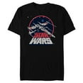 thumbnail image 1 of Star Wars X-Wing Starfighter Vintage - Short Sleeve Blended T-Shirt for Adults - Customized-Black, 1 of 5