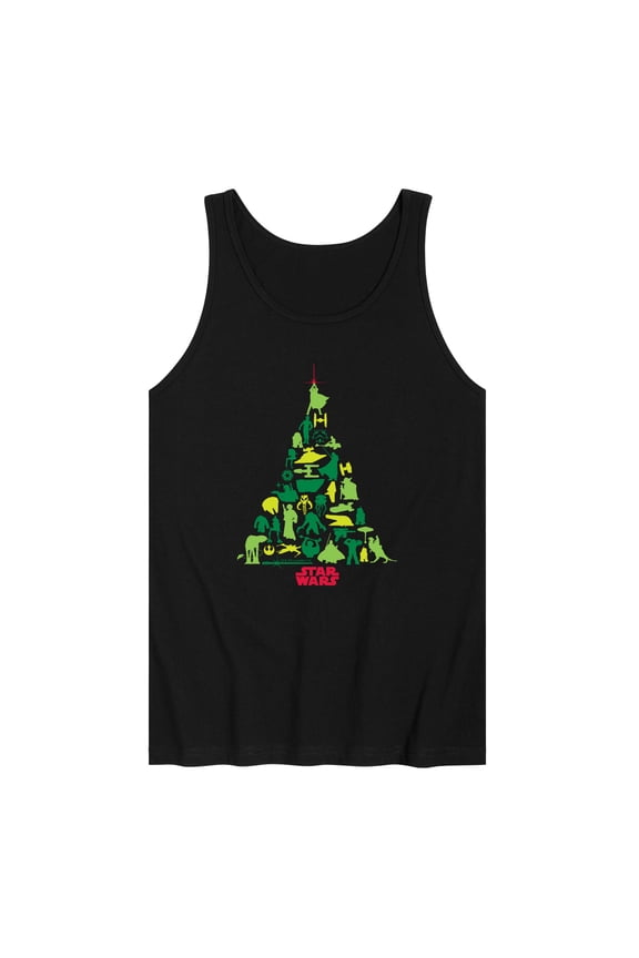 - Xmas Tree - Men's Sleeveless Graphic Tank
