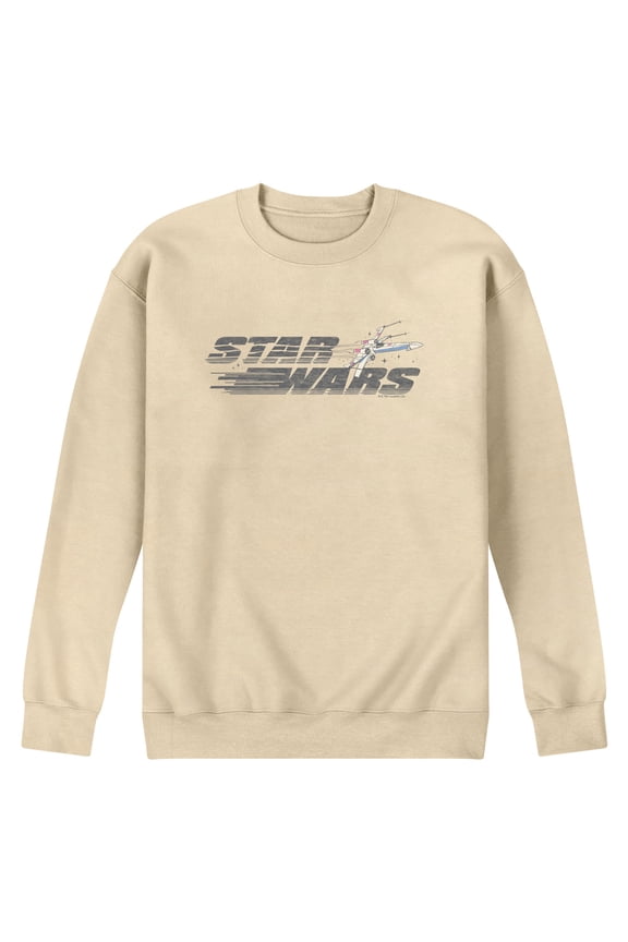 - Xwing Fly Horizontal Chest - Men's Crew Fleece Sweatshirt