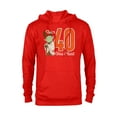 thumbnail image 1 of Star Wars Yoda 40th Birthday - Pullover Hoodie for Adults - Customized-Red Heather, 1 of 5