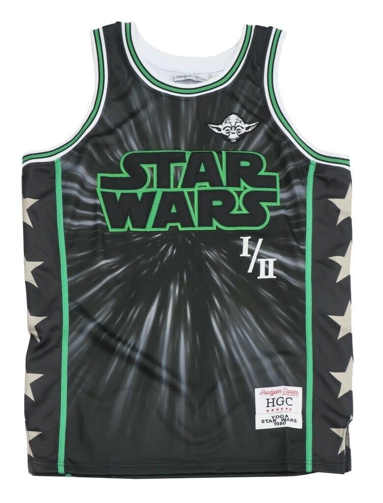 Star Wars Yoda Basketball Jersey, Black, XXXLarge