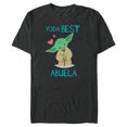 thumbnail image 1 of Star Wars Yoda Best Abuela Chibi Portrait Día de la Madre - Short Sleeve Blended T-Shirt for Adults - Customized-Dark Heather, 1 of 5