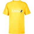 thumbnail image 1 of Star Wars Yoda Best Amigo Lightsaber Gift Friend Spanish- Short Sleeve T-Shirt for Kids - Customized-Yellow, 1 of 5