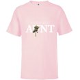 thumbnail image 1 of Star Wars Yoda Best Aunt Lightsaber Gift for Family - Short Sleeve T-Shirt for Kids - Customized-Soft Pink, 1 of 5