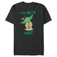 thumbnail image 1 of Star Wars Yoda Best Aunt Yoda Chibi Portrait Mother’s Day - Short Sleeve Blended T-Shirt for Adults - Customized-Dark Heather, 1 of 5