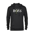 thumbnail image 1 of Star Wars Yoda Best Boss Lightsaber Birthday Employer Gift- Pullover Hoodie for Adults - Customized-Black, 1 of 5