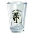 thumbnail image 1 of Star Wars Yoda Best Dad Ever Cartoon Tritan Shot Glass Clear 2 oz., 1 of 3