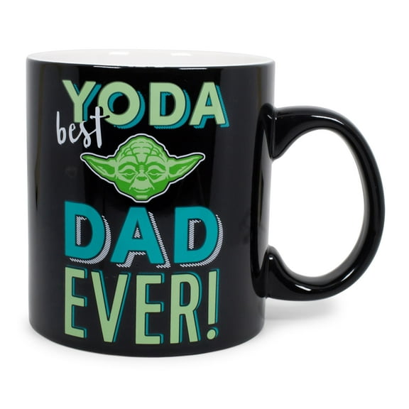 Star Wars "Yoda Best Dad Ever" Ceramic Mug | Holds 20 Ounces | Toynk Exclusive