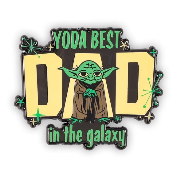 Star Wars "Yoda Best Dad In The Galaxy" Father's Day Enamel Pin